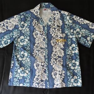 vntg boxer rebellion corona beer hawaiian shirt L